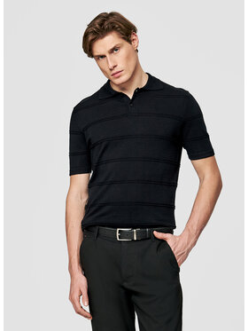 Pako Lorente Pako Lorente Polo P26SF-TX-009 Czarny Classic Fit