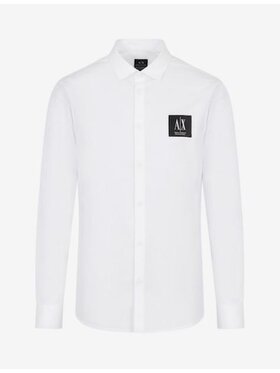Armani Exchange Armani Exchange Koszula 3RZC10 ZNXLZ 1100 Biały Regular Fit