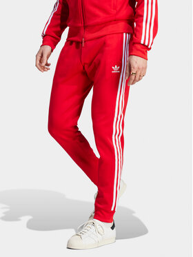 adidas adidas Spodnie dresowe adicolor Classics SST IM4543 Czerwony Slim Fit