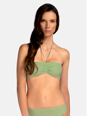 Miss Lou Miss Lou Bikini pezzo sopra G-OE1-Z Verde