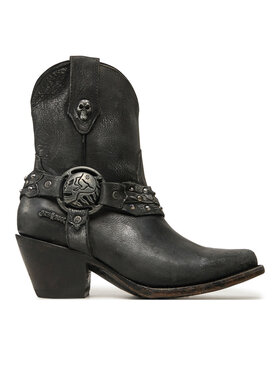 NEW ROCK NEW ROCK Western csizmák M-WSTM005-S1 Fekete