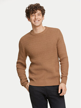 Lindbergh Lindbergh Pulover 30-804052 Bej Relaxed Fit