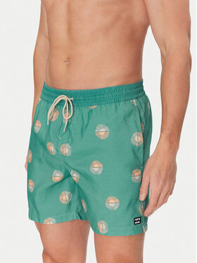 Billabong Billabong Szorty kąpielowe Vacay Lb EBYJV00144 Zielony Regular Fit