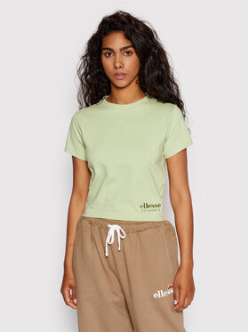 Ellesse Ellesse T-Shirt Dropper Crop SGM14157 Zielony Regular Fit