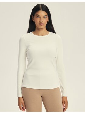 Esotiq Esotiq Bluzka 44073 Biały Regular Fit