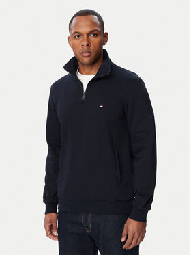 Tommy Hilfiger Tommy Hilfiger Majica dugih rukava Essential MW0MW36510 Tamnoplava Regular Fit