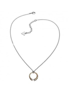 Guess Guess Naszyjnik UBN11455 Srebrny