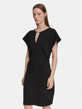 Guess Guess Коктейлна рокля W6YK18 K4371 Черен Regular Fit