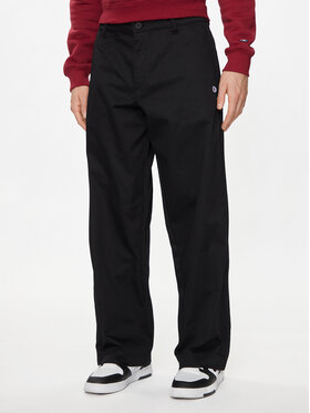 Champion Champion Pantaloni din material 220013 Negru Wide Fit