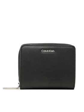 Calvin Klein Calvin Klein Portofel Mic de Damă Ck Must Z/A Walle W/Flap Md K60K610300 Negru
