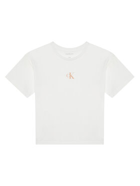 Calvin Klein Jeans Calvin Klein Jeans T-shirt IG0IG02136 Bijela Boxy Fit