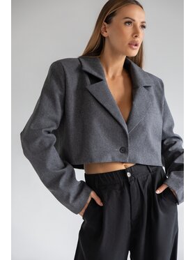 Chiara Wear Chiara Wear Marynarka OVERSIZE Szary Oversize