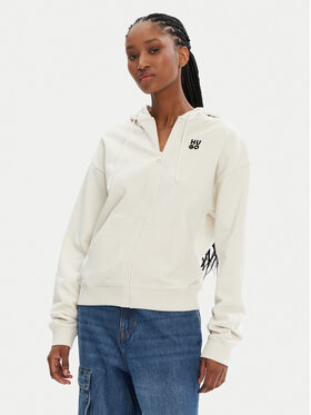 HUGO HUGO Sweatshirt Dalfine 50535240 Écru Regular Fit