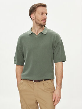 Jack&Jones Jack&Jones Polo Linen 12252748 Zelena Regular Fit