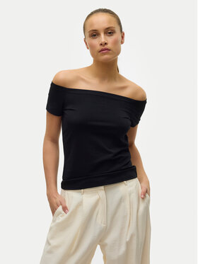 Vero Moda Vero Moda Bluzka Panda 10325598 Czarny Regular Fit