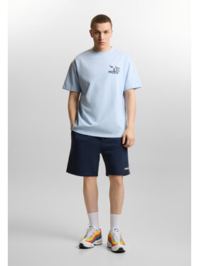 PROSTO. PROSTO. T-Shirt Polo Nine Niebieski Oversize