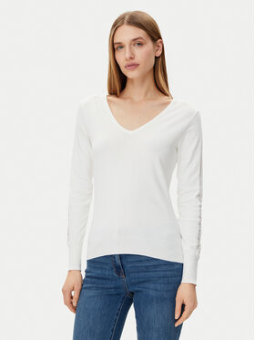 Morgan Morgan Sweater 251-MIELO Fehér Slim Fit