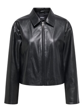 ONLY ONLY Jacke aus Kunstleder Nicki 15356871 Schwarz Regular Fit