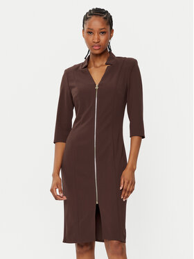 Rinascimento Rinascimento Coctailkleid CFC0121893003 Braun Slim Fit