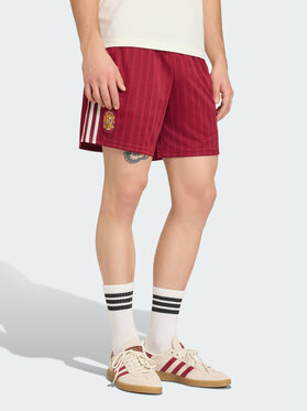 adidas adidas Szorty sportowe 161942 Czerwony Loose Fit
