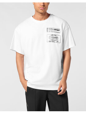 Plein Sport Plein Sport T-Shirt 28013 Biały Regular Fit