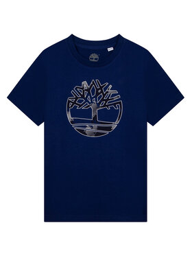 Timberland Timberland T-Shirt T25T30 Granatowy Regular Fit