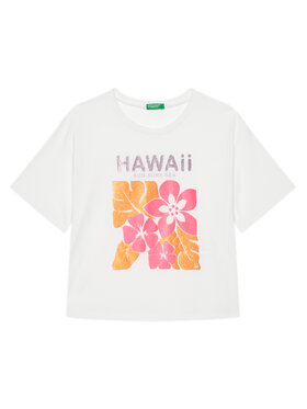 United Colors Of Benetton United Colors Of Benetton Тишърт 35RYC10OZ Виолетов Regular Fit
