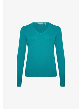 Style Republic Style Republic Sweter Kaszmir Zielony Comfort Fit