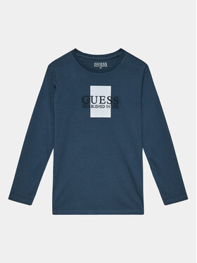 Guess Guess Majica L3BI10 I3Z14 Tamnoplava Regular Fit