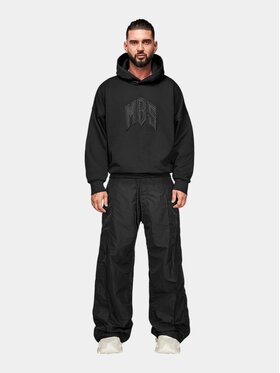 MADE BY SOCIETY MADE BY SOCIETY Spodnie materiałowe L’OMBRE Pants - P17825 Czarny Basic Fit