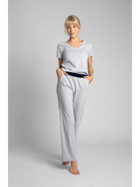 LaLupa LaLupa Pantalone del pigiama LA016 Argento Comfortable Fit