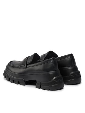 Tommy Jeans Čevlji Brez Vezalk Tjw Chunky Loafer EN0EN02504 Črna