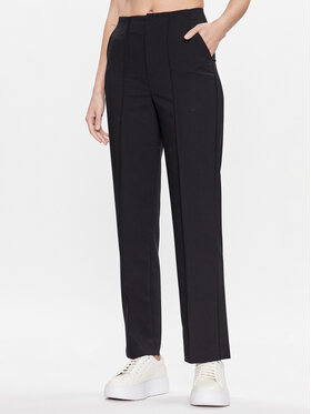 United Colors Of Benetton United Colors Of Benetton Medžiaginės kelnės 4LKVDF037 Juoda Straight Fit