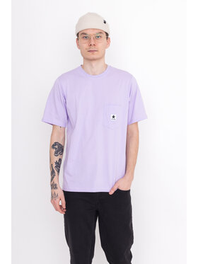 Kamuflage Kamuflage T-Shirt Pocket Logo Fioletowy Relaxed Fit