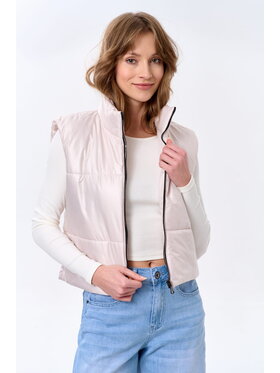 blue shadow blue shadow Kamizelka Andromeda Beżowy Regular Fit