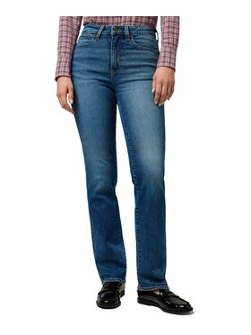 Wrangler Wrangler Jeansy Straight Niebieski Straight Fit