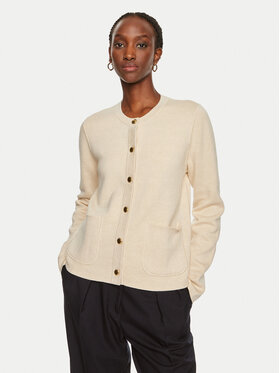 Tommy Hilfiger Tommy Hilfiger Cardigan WW0WW40846 Bej Regular Fit