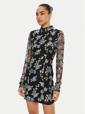 ROTATE ROTATE Kleid für den Alltag 113897 Schwarz Regular Fit