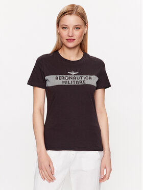 Aeronautica Militare Aeronautica Militare Тишърт 231TS2101DJ510 Черен Regular Fit