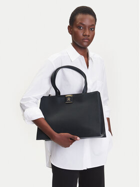 Tommy Hilfiger Tommy Hilfiger Torebka Th Her Tote AW0AW17191 Czarny