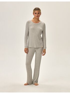 Esotiq Esotiq Piżama 42192 Szary Regular Fit