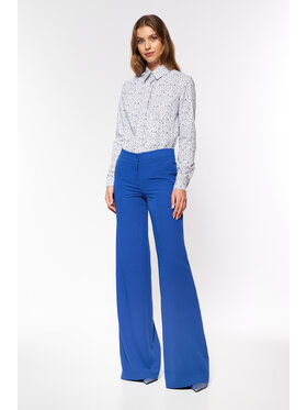 NIFE NIFE Spodnie materiałowe Spodnie materiałowe Niebieski Classic Fit