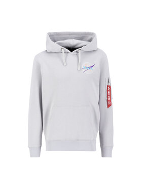 Alpha Industries Alpha Industries Bluza Dark Side Hoodie Szary Regular Fit