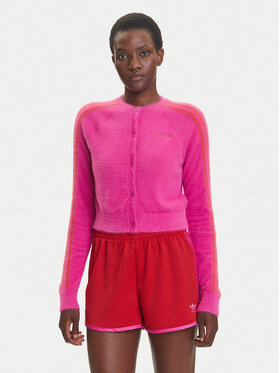 adidas adidas Ζακέτα Fluffy JW3645 Ροζ Regular Fit