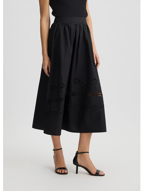 Liu Jo Liu Jo Spódnica midi WA5258T485322222 Czarny Regular Fit