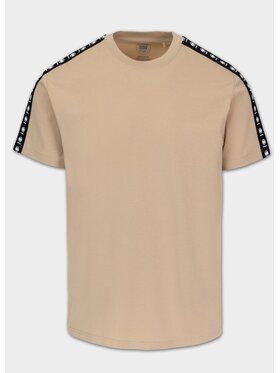 PITBULL PITBULL T-Shirt Koszulka męska TAPE NUGGET XXL Beżowy Regular Fit