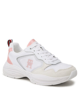 Tommy Hilfiger Tommy Hilfiger Sneakers Sporty Th Runner FW0FW06952 Bianco