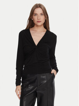 LOLA CASADEMUNT LOLA CASADEMUNT Блуза MF2515029 Черен Slim Fit