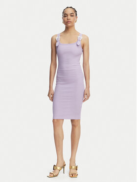 Versace Jeans Versace Jeans Kasdieninė suknelė 80HAO943 J0198 Violetinė Slim Fit