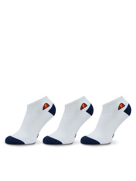 Ellesse Ellesse Набір з 3 пар низьких жіночих шкарпеток Durano Quarter SEGA1638 Білий